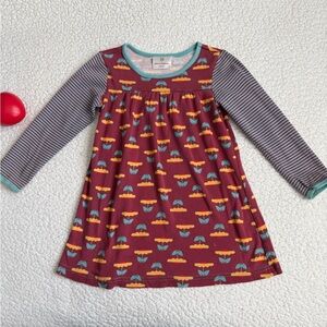 Hanna Andersson Multicolor Striped Dress